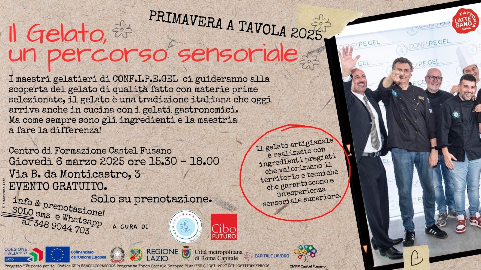 Al momento stai visualizzando Primavera a tavola –  Eventi 2025